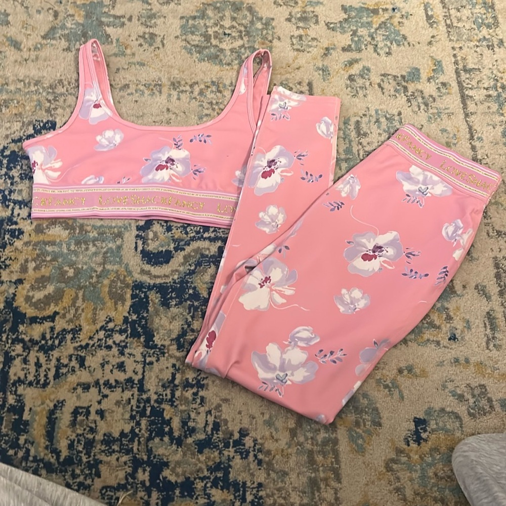 Like new Loveshackfancy athleisure set